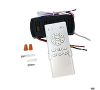 Kit de Télécommande Ventilateur Plafond à Conversion Fréquence, Contrôleur Récepteur Distance Haute Tension 6 Vitesses