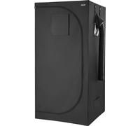 Kit de tente de culture d'intérieur, 100 x 100 x 200 cm, tente pour plantes d'intérieur avec éclairage LED à spectre complet et système de ventilation, mylar hautement réfléchissant 600D, tentes de cu
