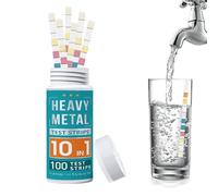 Kit de test d'eau - Testeur de lecture rapide, bandes multiparamétriques portables, analyseur de qualité précise avec outil de test de spa | Kit de sécurité liquide pour la maison