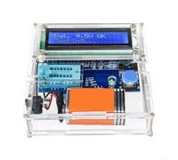 Kit de testeur de transistor, mesure électronique, kit de pratique de soudure à faire soi-même (avec coque transparente)