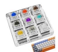 Kit de testeur d'échantillonnage - Testeur portable, design pratique avec fonction de test d'axe pour une évaluation précise du clavier, outil de précision durable pour les amateurs de clavier