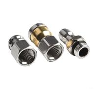 Kit de têtes de jet en acier inoxydable haute pression pour débouchage de tuyau d'égout 5000 PSI pour m22 0,6 cm