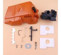 Kit de tige d'arbre de pointe de pare-chocs de filtre à de couvercle supérieur adapté à MS180 MS170 018 017 MS 180 pièces de rechange scie à chaîne à essence