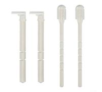 Kit de tige de poussée de rechange pour Geberit 01 20 30 50 UP320 300 Plaques d'actionnement, lot de 4 pièces de rechange en plastique ABS pour salle de bain