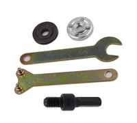 Kit de tiges de conversion en acier pour perceuses et meuleuses - Ensemble professionnel - Systèmes de verrouillage sécurisés - Outil d'atelier - Perceuse électrique coudée