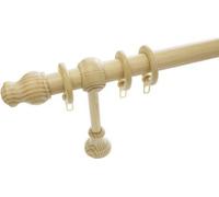 Kit de tirage pour store en bois - Tige en bois - 160 cm - Vert