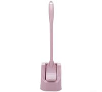 Kit de toilettes en plastique robuste pour brosse 42 cm de large Base | Pour têtes de brosse doubles, grandes et petites tailles, nettoyage efficace des coins, poils doux, manche long de 42 cm