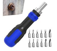Kit de tournevis à cliquet - Aimant de précision 13 en 1 - Pour mécanicien, voiture, maison, Hvac, atelier