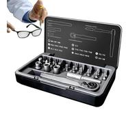 Kit de tournevis à cliquet magnétique, outil de réparation magnétique 25 en 1 avec mallette | Kit de tournevis multi-cliquet | Pour maison, garage, voiture, hommes, père, mari
