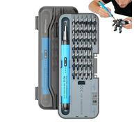 Kit de tournevis électrique, 46-in-1 sans fil de précision USB rechargeable, portable, petit ensemble de tournevis électrique, pour voiture, camion, ordinateur , maison, bureau, RV