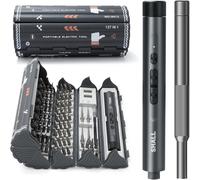 Kit de tournevis électriques miniatures, 127 pièces, comprenant 120 embouts S2, pour une utilisation manuelle et électrique, idéal pour l'électronique
