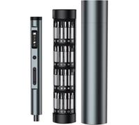 Kit de tournevis électriques miniatures 62 en 1, tournevis de précision avec 3 vitesses, réglage du couple de type C, batterie incluse