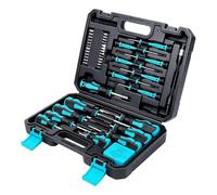 Kit de tournevis | Outils de réparation portables de précision | Kit de 43 pièces avec cliquet magnétique | pour ordinateur portable, lunettes, téléphone, montre, TV, voiture, homme et femme