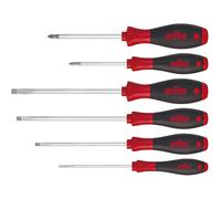 Kit de Tournevis Wiha 302HK6SO SoftFinish 6 Pièces Rouge / Noir