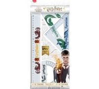 Maped - Kit de traçage Incassable - 4 pièces - Règle 30 cm + Équerre 60° / 21 cm + Équerre 45° / 21 cm + Rapporteur 180° Base 12 cm - Harry Potter
