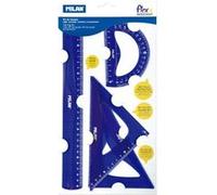MILAN Kit de règles Flex&Resistant Acid bleu