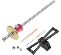 Kit de traçage pour le travail du bois, comprenant une roue de traçage, un crayon et un tournevis