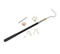 Kit de Traction pour Échelle de Grenier Crochet et Corde D’extension | Acier Inoxydable, Anneau de Tirage, Crochets de Préhension, Rangement Pratique, pour Trappe de Plafond, Entretien