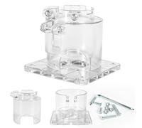 Kit de transformation d'une meuleuse d'angle en fraiseuse, avec outils transparents