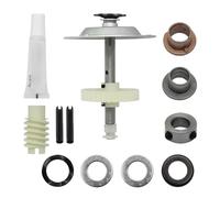 Kit de transmission d'ouvre-porte de garage - Kit de roue dentée en acier inoxydable - Kit de remplacement de vis à chaîne - Résistant à l'usure - Accessoires de réparation de transmission à chaîne