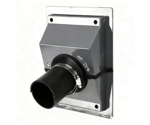 Kit de Traversée de Cloison pour Climatiseur avec Isolation 25x30cm | Plaque de protection murale, Tissu isolant thermique, Accessoire pour système split, Installation facile intérieur extér