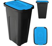 Kit de tri des déchets - Poubelle/conteneur à déchets - 30 l - 3 pièces - Pour le tri des déchets - Noir