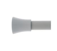 Kit de tringle à rideaux extensible 1,20m à 2,10m - Ø28mm - Blanc