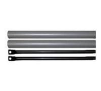 Kit de tringles et capots ISEO pour porte de 3400 mm - Noir - 94100305 Noir G