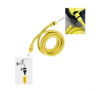 Kit de tuyau auto-amorçant pour nettoyeur haute pression Karcher K2 - Tuyau d'aspiration flexible de 2 m avec raccords à connexion rapide, évacuation d'eau étanche du seau ou du réservoir (2 m)