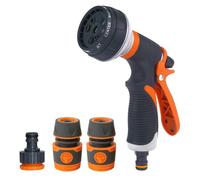 Kit de tuyau d'arrosage de jardin réglable avec 8 fonctions, comprenant un pistolet de pulvérisation haute pression pour l'irrigation et le lavage automobile