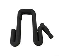 Kit de tuyau de vidange réglable avec structure à connexion rapide pour une installation manuelle facile sur différents bords de conteneur sans percer de trous dans des tubes en plastique (noir)