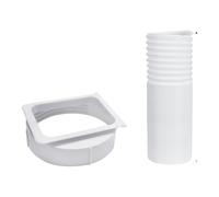 Kit de tuyau d'échappement portable pour climatiseur avec connecteur de corps compatible avec Midea