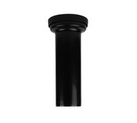 Kit de tuyau d'évacuation de toilettes mural avec anneau d'étanchéité pour ajustement général Noir PP 185 mm Processus d'installation simple (305 mm)