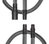 Kit de tuyau flexible compatible avec tous les séparateurs cycloniques, avec un raccord de 50 mm, et adapté aux aspirateurs secs/humides de 58 mm, par exemple : tuyau Flex, Hecht, Top Craft, avec spir