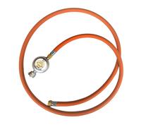 Kit de tuyaux à gaz propane-butane Zatechs avec régulateur GOK 10 m 50 mbar Ø 9,0 mm 21,8 mm filetage x 1/4" filetage à gauche raccord barbecue à gaz camping-car camping