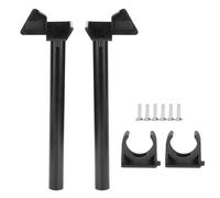 Kit de tuyaux aboutés pour gouttières d'eau de Pluie pour Serre, Fournitures d'accessoires de Tuyau de Descente de Drainage, Aluminium PVC Durable, résistant à l'usure, Drainage