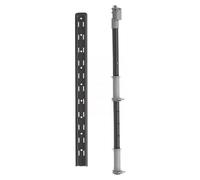 Kit de tuyaux d'essieu Kesseböhmer, de 600 à 750 mm, pour planchers pivotants LeMans, couleur anthracite