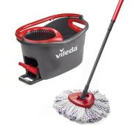 Vileda Balai Turbo 3 en 1 167751 – Set complet, système rotatif, seau à pédale