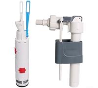Kit de valve double à fixation murale à 3 points pour réservoir de toilettes avec fonctions d'admission et de vidange pour WH053 WH063 WH050D