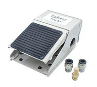Kit de vannes de pédale pneumatique 1/4 PT Pneumatic Tailonz 3 voies 2 positions en caoutchouc fileté, contrôle de pression antidérapant FV320 avec raccords pneumatiques de 6 mm