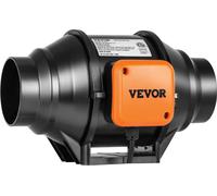 Kit de ventilateur d'extraction CVC avec ventilateur en ligne de 102 mm et contrôleur de vitesse variable CA