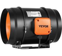 Kit de ventilateur d'extraction CVC avec ventilateur en ligne de 203,2 mm et contrôleur de vitesse variable CA