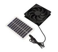 Kit de Ventilateurs à énergie Solaire 15W 5V, Ensemble de Ventilateurs D'extraction Solaires Portables pour Ventilateur D'air alimenté par Panneau Solaire pour Serre de Cuisine