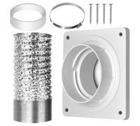 Kit De Ventilation AC Portable - De Montage Mural Au Plafond En ABS, Interface De Conduit D'échappement De Climatiseur, Bride De Connecteur De Tuyau Universelle, Pièce D'adaptateur