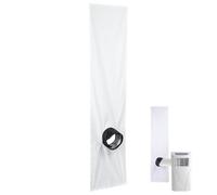Kit de ventilation de fenêtre AC en tissu portable imperméable universel | Chiffon de scellement pour climatisation rabattable et inclinable Taille moyenne et grande pour sèche-linge Chambre