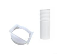 Kit de ventilation mobile pour climatiseur 200 cm Tuyau extensible pour Midea AC 5,9" Système de refroidissement dans le sens contraire des aiguilles d'une montre (coupleur + tuyau de 250 cm)