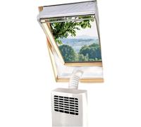 Kit de ventilation pour fenêtre avec climatiseur mobile,Pour sortie d'air chaud de climatiseur portable - Kit pour fenêtre pour mobile - Pour maison, appartement