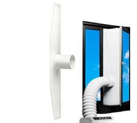 Kit de ventilation pour fenêtre de climatiseur | Protection adhésive pour sèche-linge HVAC - Joint avec fenêtre battante pour air conditionné | Pour installateurs et fans Home Improvement