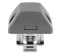 Kit de Verrou à Bouton Poussoir pour Armoire et Tiroir Rv Argenté | Quincaillerie en Plastique, Usage Polyvalent en Camping-car, Performance Stable et Précision Élevée, Simple Emploi