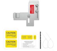 Kit de verrouillage de générateur compatible avec et pour les panneaux Murray 150 et 200 A, dispositif de sécurité en alliage d'aluminium pour alimentation de secours domestique, alimentation